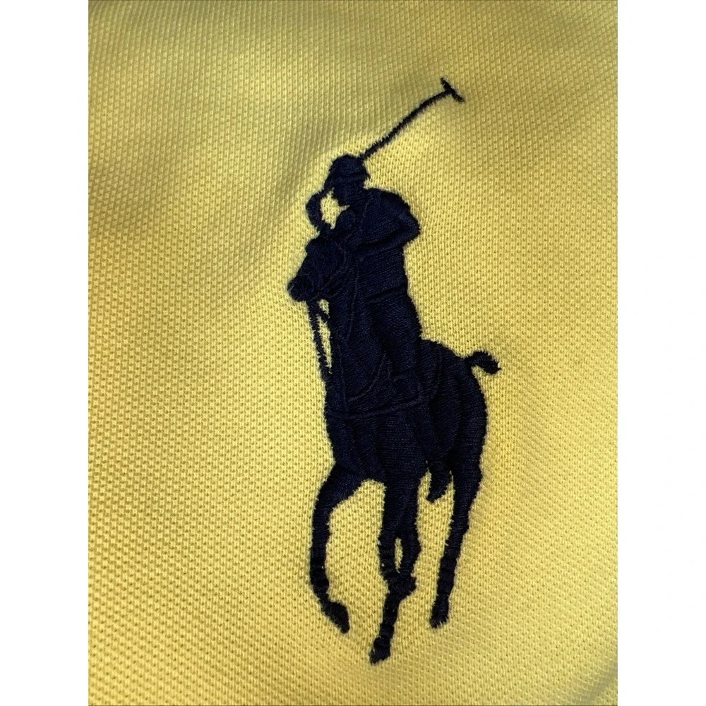 Polo Ralph Lauren Big Pony Number 2 Boys L Fits Men's XS Diagonal Stripe Patch